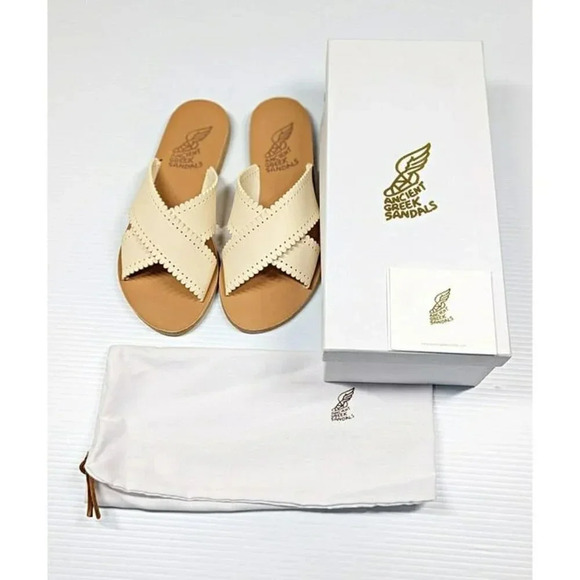 Ancient Greek Sandals Women's Philourgos Slide Sandals Size 37 EU (MSRP $285) - Picture 3 of 11